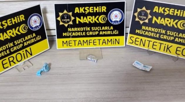 Akşehir'de uyuşturucu operasyonu: 7 gözaltı