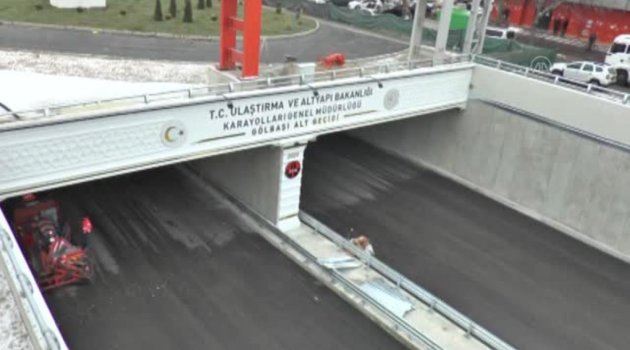 Ankara-Konya kara yolu Gölbaşı alt geçit projesinde sona gelindi
