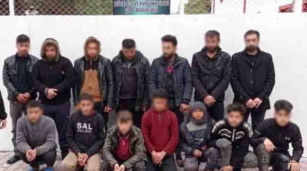 13 göçmen yakalandı