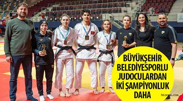 Büyükşehir Belediyesporlu Judoculardan İki Şampiyonluk 