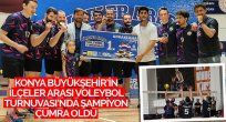 Konya Büyükşehir’in İlçeler Arası Voleybol Turnuvası’nda Şampiyon Çumra Oldu
